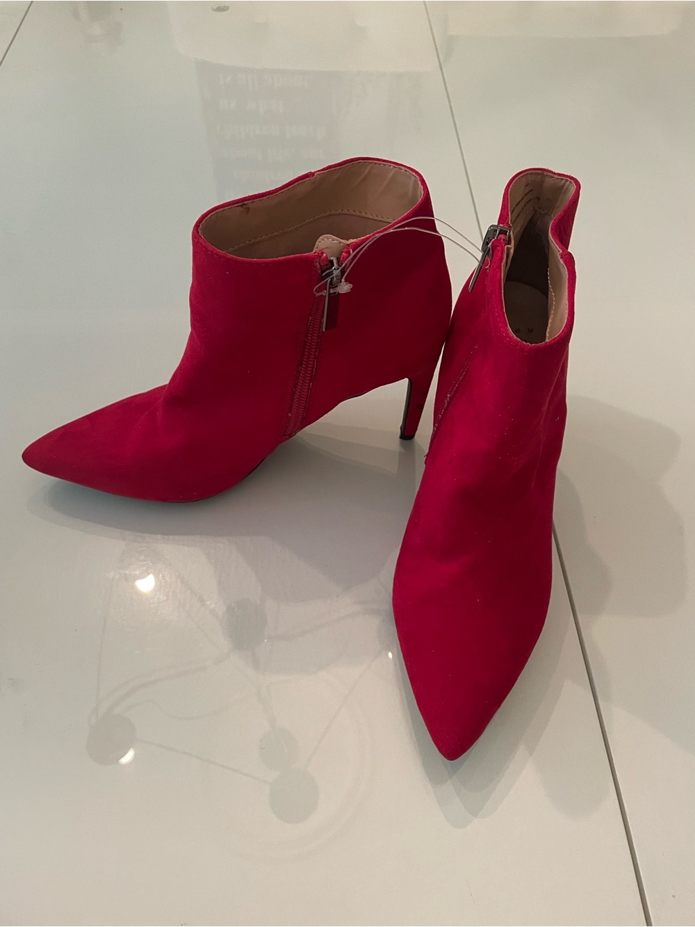Target Red Pointed Toe Ankle Booties